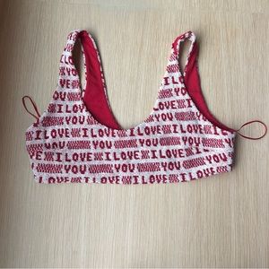 Stella McCartney Organic Cotton-blend Terry Jacquard Bralette